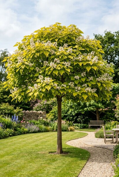 Catalpa bignonioides 'Aurea' sur tige 120 cm C7,5