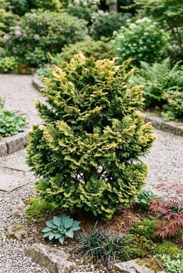 Chamaecyparis obtusa 'Aurora' arbuste 20-25 cm C2