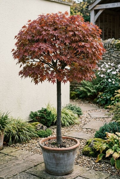 Acer palmatum 'Skeeter's Broom' sur tige 60 cm C15