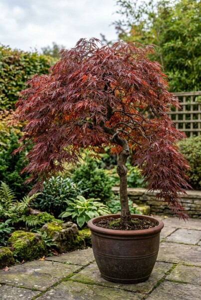 Acer palmatum 'Tamukeyama' sur tige 70 cm C35
