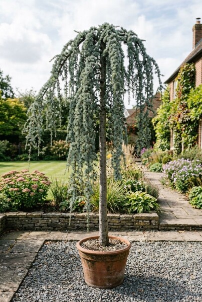 Cedrus atlantica 'Glauca Pendula' sur tige 120-140 cm C230