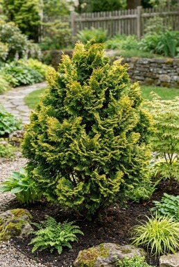 Chamaecyparis obtusa 'Aurora' arbuste 25-30 cm C5