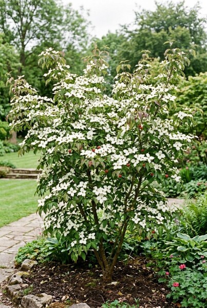 Cornus kousa 'Weiße Fontäne' arbuste 200-225 cm C30