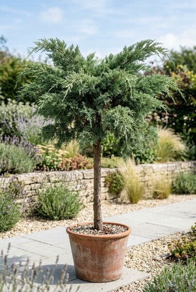 Juniperus pfitzeriana 'Mint Julep' sur tige 100 cm C670