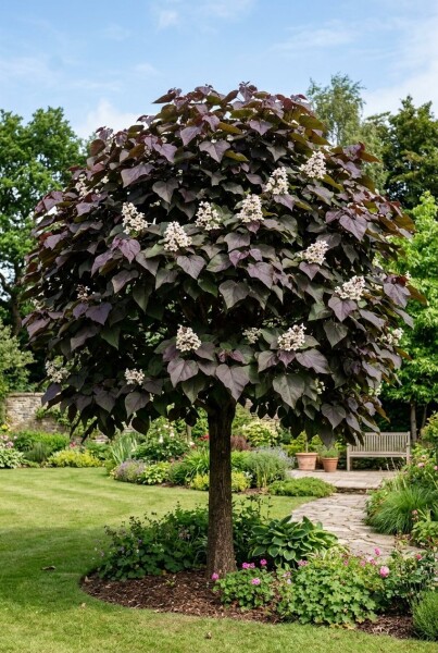Catalpa erubescens 'Purpurea' demi-tige 120 cm C10