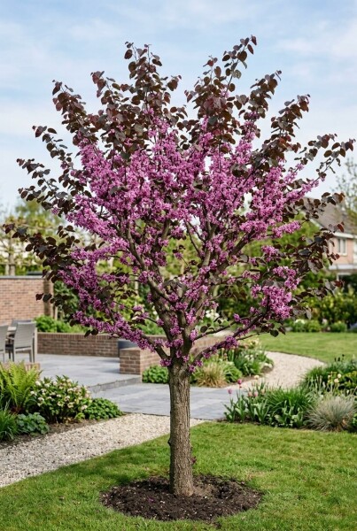 Cercis canadensis 'Forest Pansy' forme ramifiée 175-200 cm C10