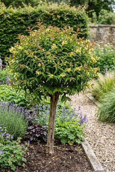 Diervilla sessilifolia 'Butterfly' demi-tige hauteur de tige 90 cm C10