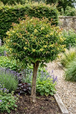 Diervilla sessilifolia 'Butterfly' demi-tige hauteur de tige 90 cm C10