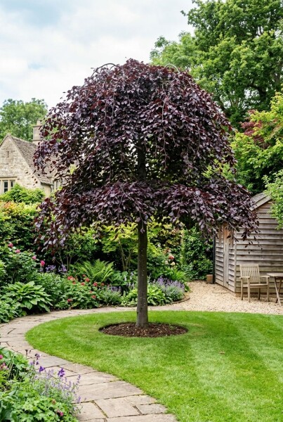 Fagus sylvatica 'Rohan Weeping' demi-tige hauteur de tige 120 cm C10