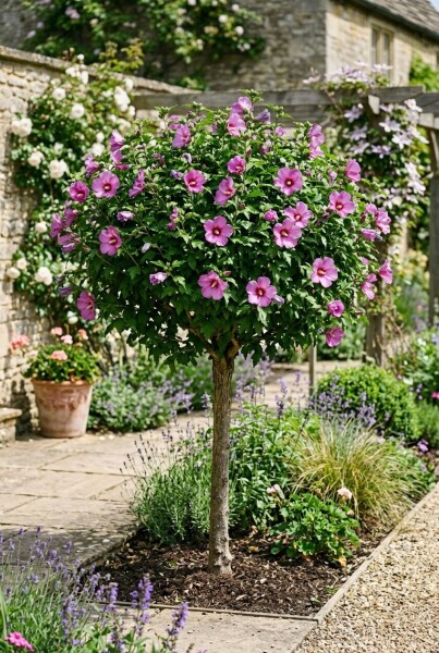 Hibiscus syriacus 'Eruption' demi-tige 90 cm C10