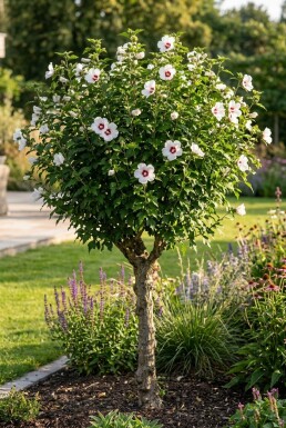 Hibiscus syriacus 'Red Heart' demi-tige 90 cm C10