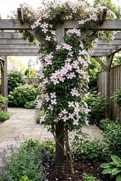 Clematis montana 'Mayleen' tuteur 70 cm C2