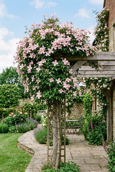 Clematis montana 'Pink Perfection' 70 cm C2