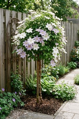 Clematis 'Mrs George Jackman' tuteur 70 cm C2