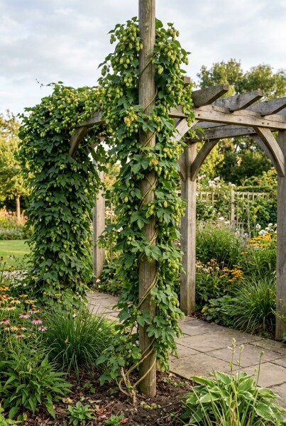 Humulus lupulus tuteuré 60 cm C2