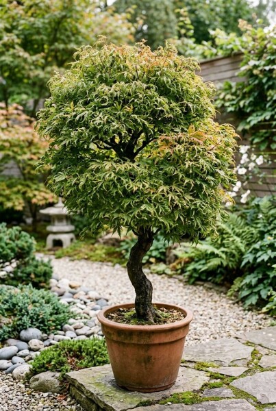 Acer palmatum 'Shishigashira' Demi-tige