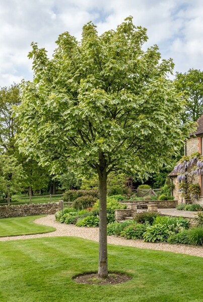 Acer platanoides 'Drummondii' Sur tige