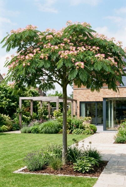 Albizia julibrissin 'Ombrella' Sur tige