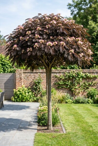Albizia julibrissin 'Summer Chocolate' sur tige