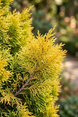 Chamaecyparis 'Yellow Teddy Bear' Arbuste