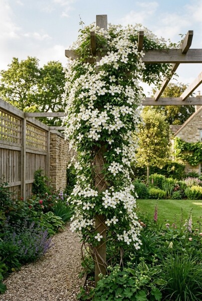 Clematis montana grandiflora Stok