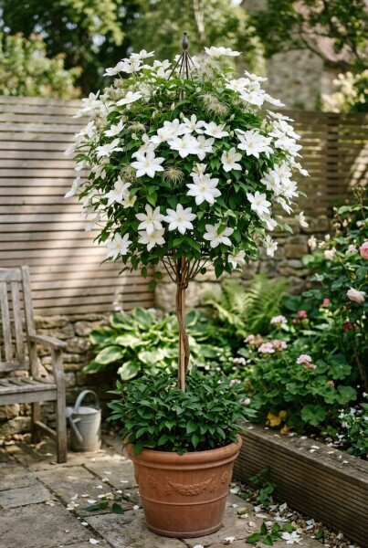 Clematis 'Shirayukihime' Tige