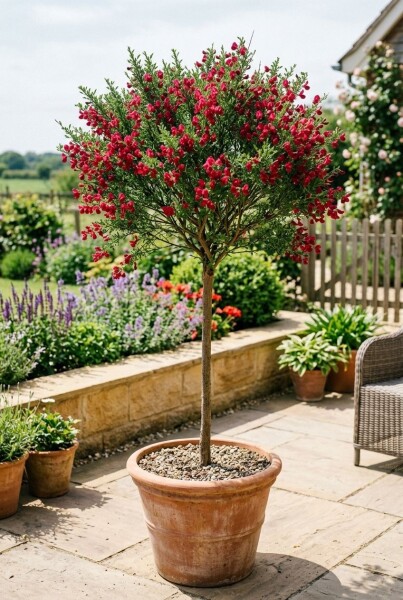 Cytisus 'Boskoop Ruby' Sur tige
