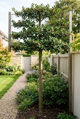 Ilex 'Nellie R. Stevens' Arbre palissé
