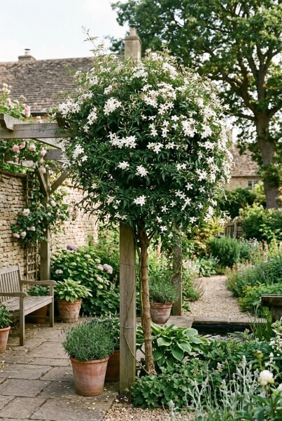 Jasminum officinale Tuteur