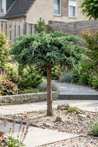 Juniperus conferta 'Schlager' sur tige
