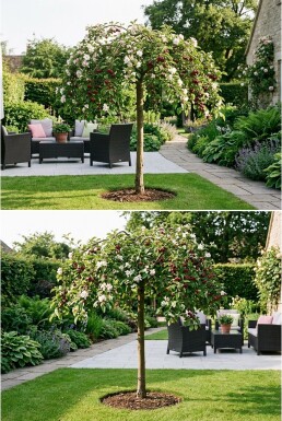 Malus 'Red Jade' Demi-tige