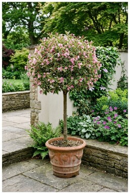 Weigela florida 'Monet' demi-tige