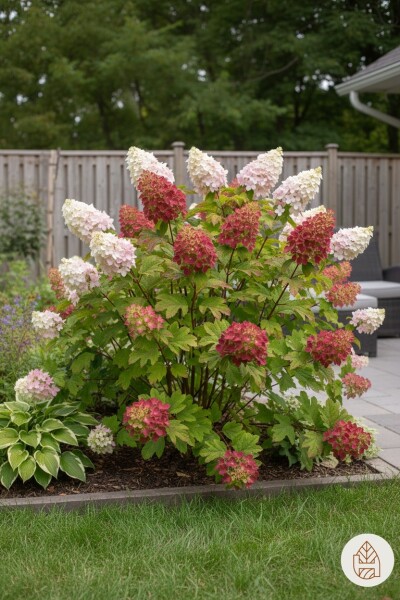 Hydrangea quercifolia 'Ruby Slippers' arbuste 40-50 cm