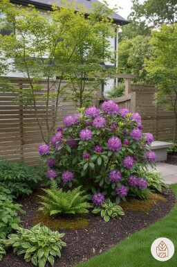 Rhododendron 'Moerheim' arbuste