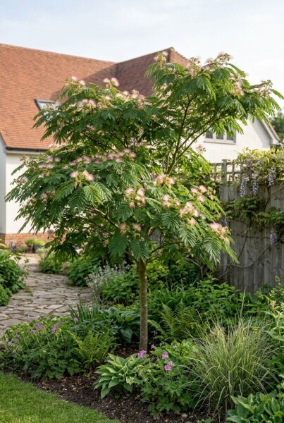 Albizia julibrissin tuteuré 100-125 cm