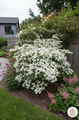 Cornus kousa 'Weisse Fontaine' arbuste 150-175 cm