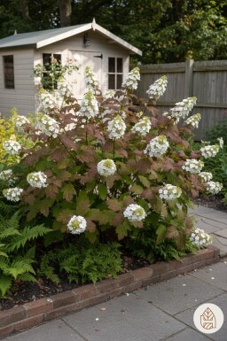 Hydrangea quercifolia 'Burgundy' arbuste 25-30 cm