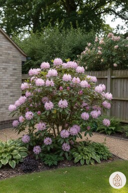 Rhododendron ponticum 'Roseum' arbuste 50-60 cm