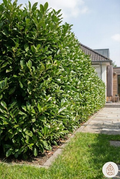 Laurier-palme / Prunus Laurocerasus Rotundifolia 100-125 cm - Pot